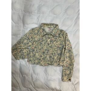 Bongo - Girls/Ladies Button Up Flower Jacket 100% Cotton